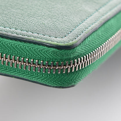 Givenchy Sugar Goatskin Pandora Half Zip Long Wallet Green 8 of 11