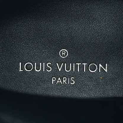 Louis Vuitton Suede Calfskin Monogram Laureate Platform Desert Boots 35 Black 7 of 8