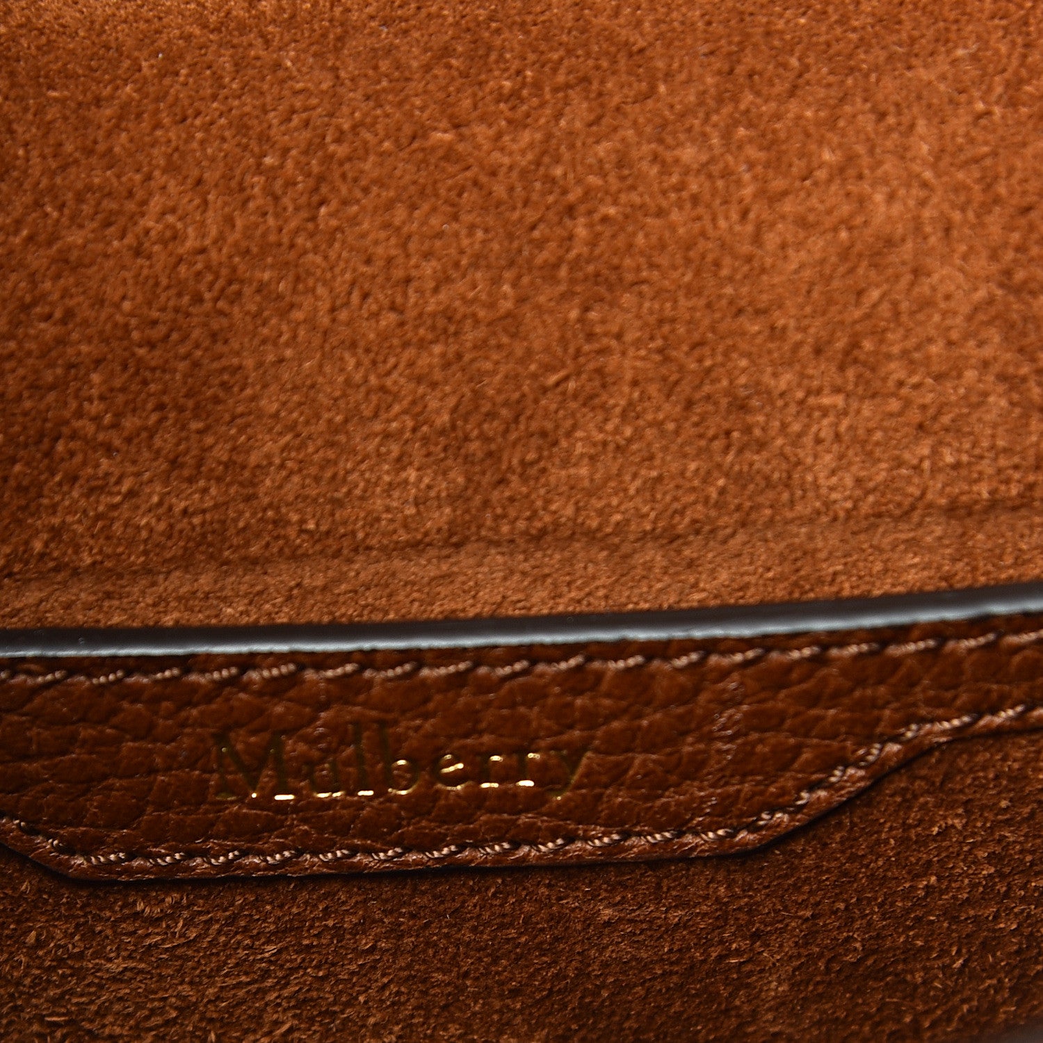 Mulberry Small Classic Grain Small Amberley Satchel Oak 6 of 11