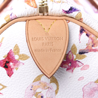 Louis Vuitton Watercolor Aquarelle Speedy 35 White 8 of 9