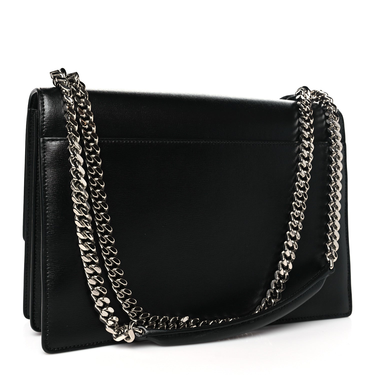 Saint Laurent Calfskin Large Monogram Sunset Black 3 of 10