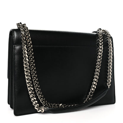 Saint Laurent Calfskin Large Monogram Sunset Black 3 of 10