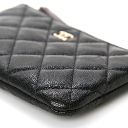 Chanel Caviar Quilted Small Cosmetic Case Black 10 of 12