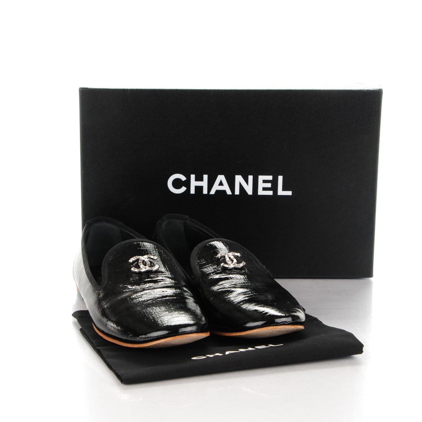 Patent CC Loafers 38 Black