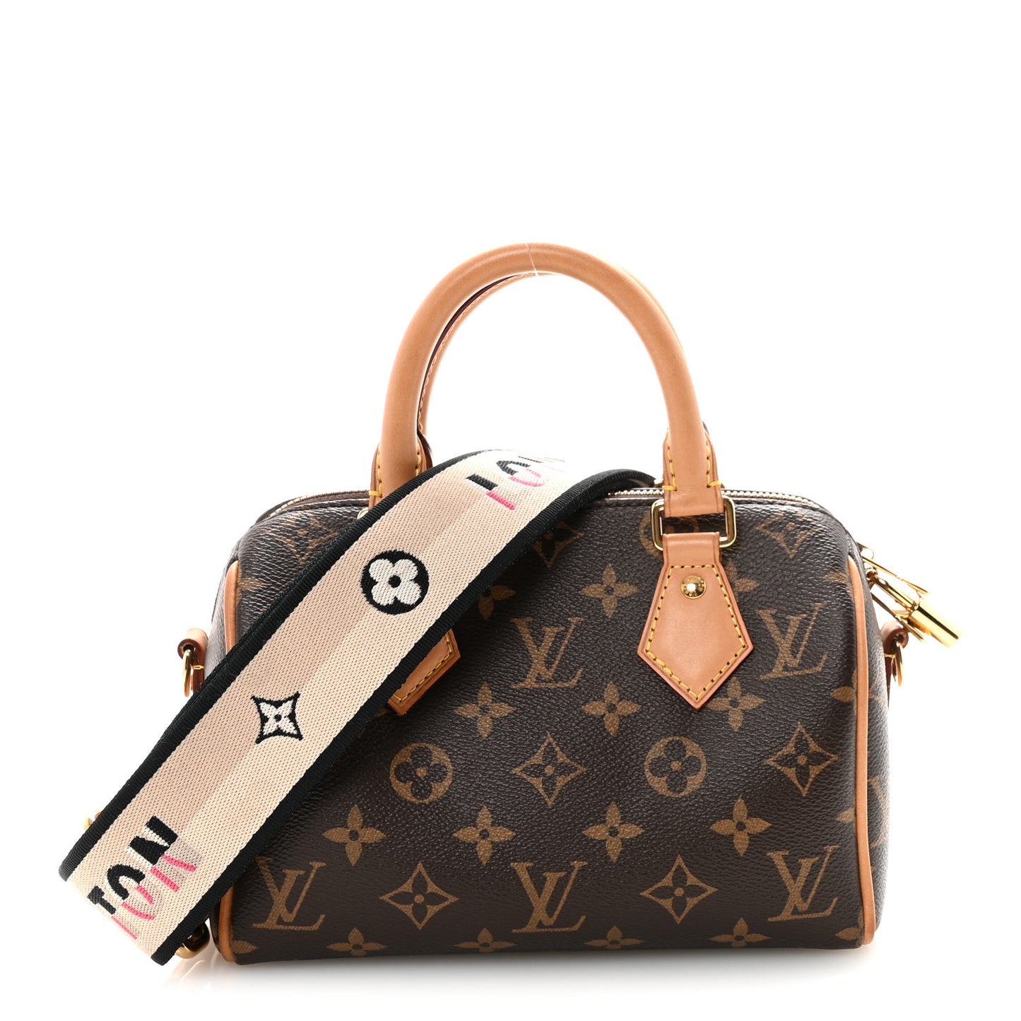 Monogram Speedy Bandouliere 20 Black