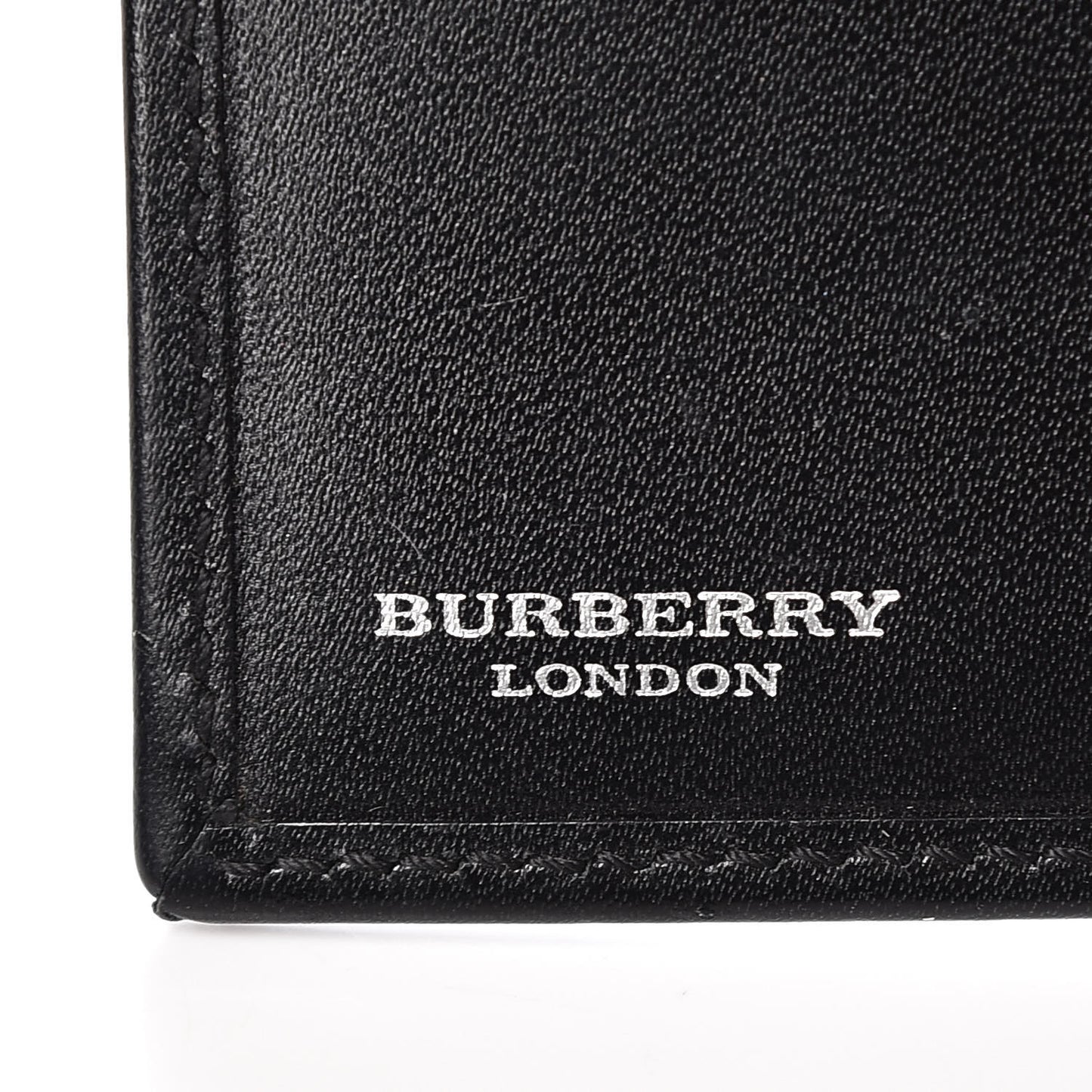 House Check Compact Wallet Black