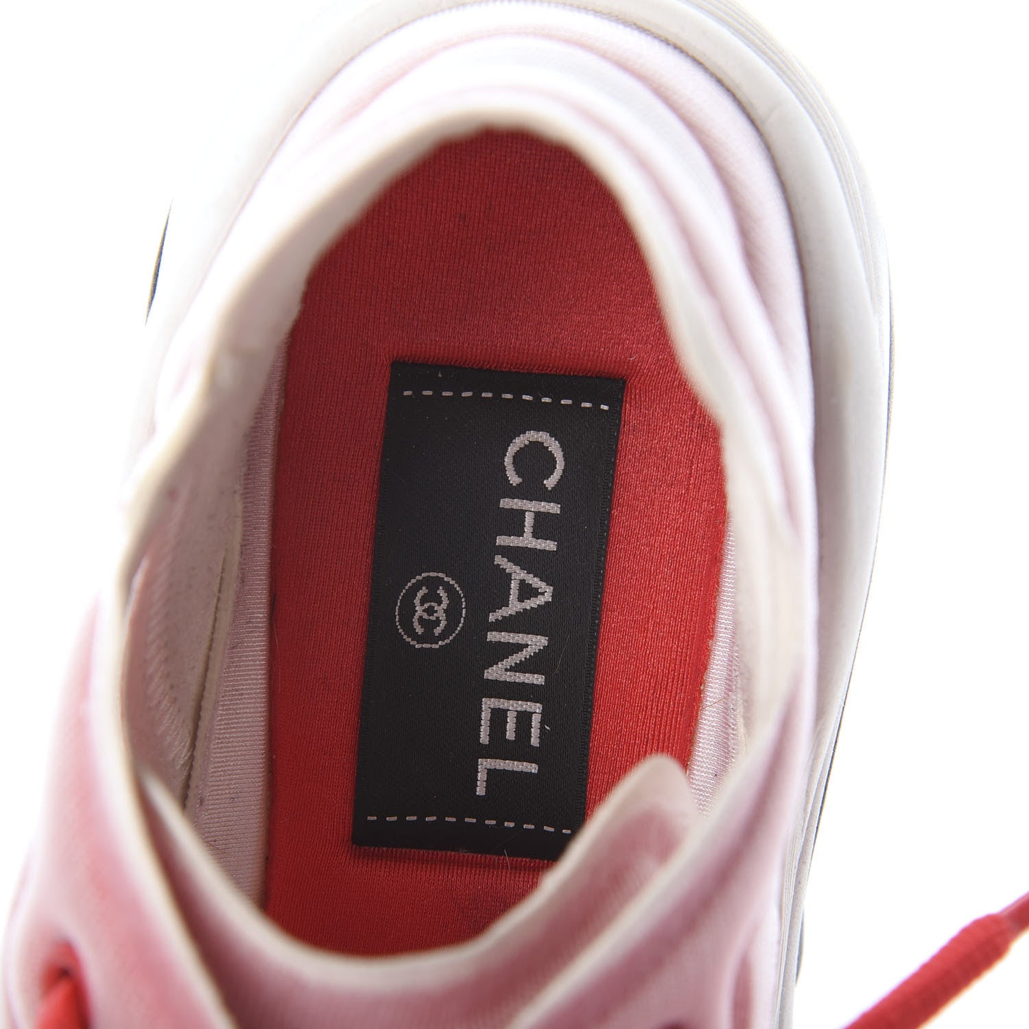 Chanel Suede Calfskin Stretch Fabric CC 37.5 Sneakers 5 of 6