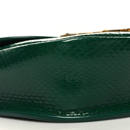 Saint Laurent Watersnake Small Kaia Satchel Green 8 of 11
