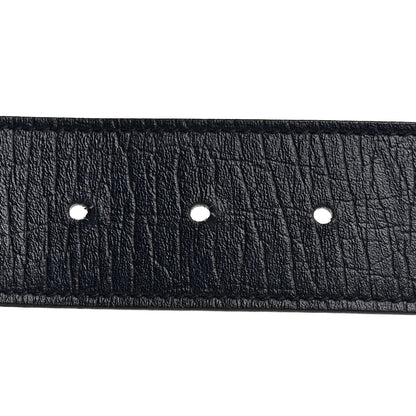 Gucci Calfskin Web Interlocking G Belt 85 34 Navy 4 of 5
