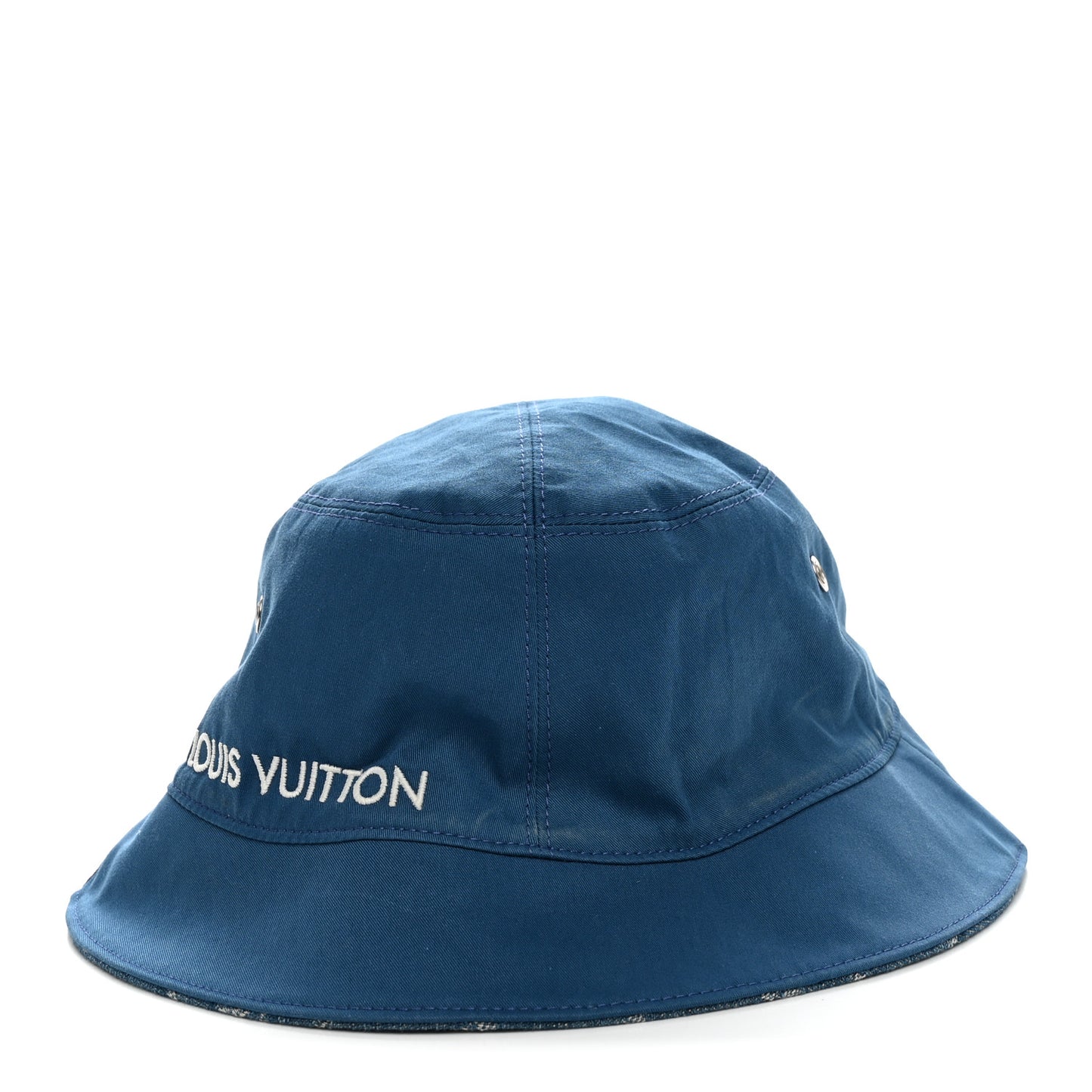 Monogram Denim Transformable Bob Bucket Hat Blue