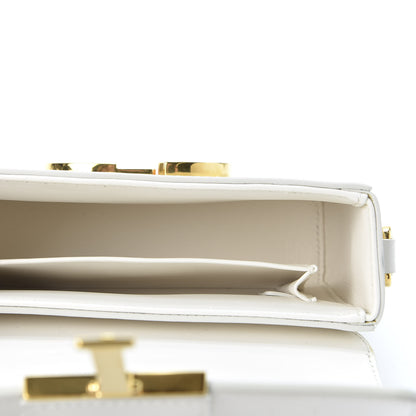 Christian Dior Smooth Calfskin 30 Montaigne Box Bag White 4 of 9