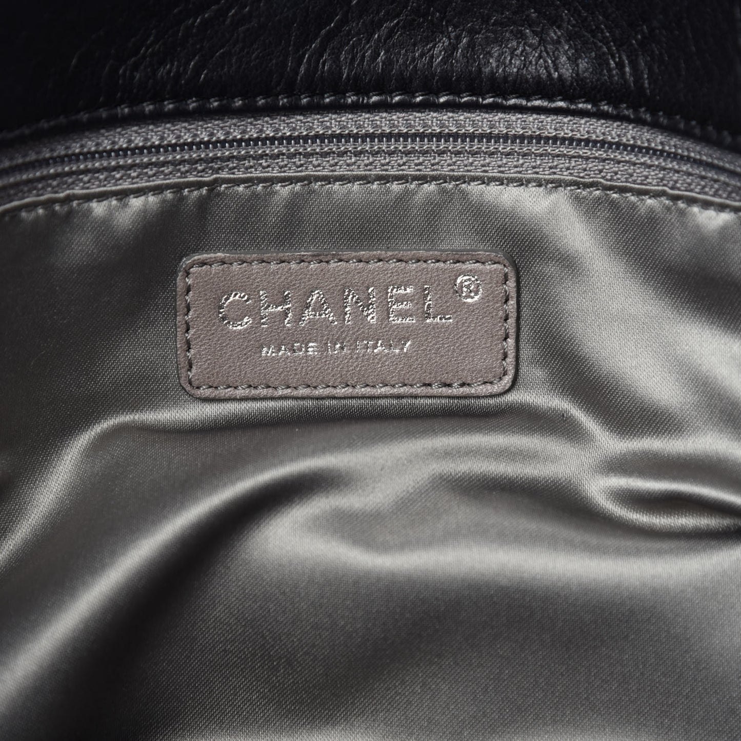 Lambskin Quilted Sharpei Flap Black
