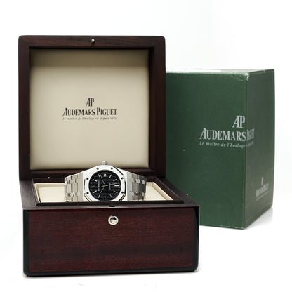 Audemars Piguet Stainless Steel 39mm Royal Oak Automatic Watch Black 15300ST 5 of 5
