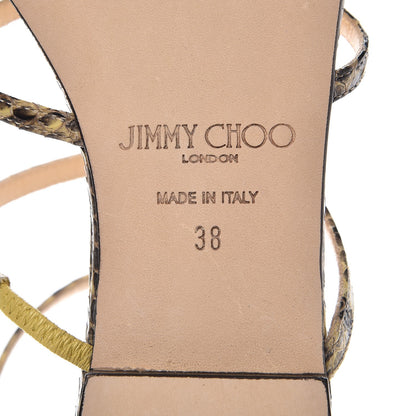 Jimmy Choo Elaphe Dory Gladiator Flat Sandals 38 8 of 9
