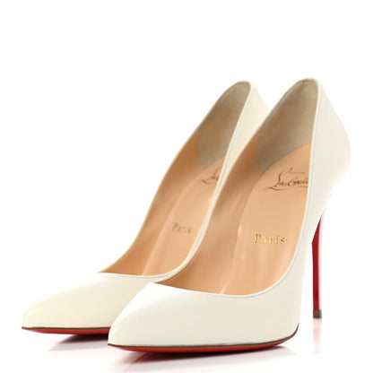 Christian Louboutin Shiny Nappa Pigalle Follies 100 Pumps 36.5 White 3 of 9