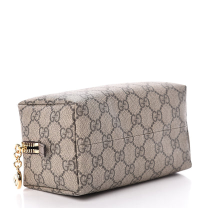 Gucci Soft GG Supreme Monogram Calfskin Medium Ophidia Cosmetic Case Beige Ebony New Acero 4 of 10