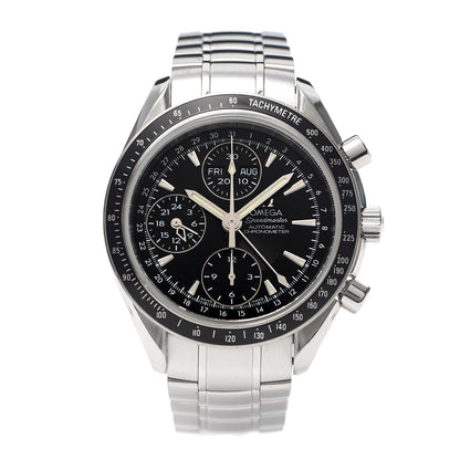 Omega Stainless Steel 40mm Speedmaster Chronograph Automatic Watch Black 3220.50.00 1 of 5