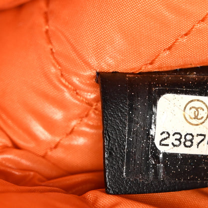 Chanel Denim Medium Deauville Cosmetic Blue Orange 3 of 9