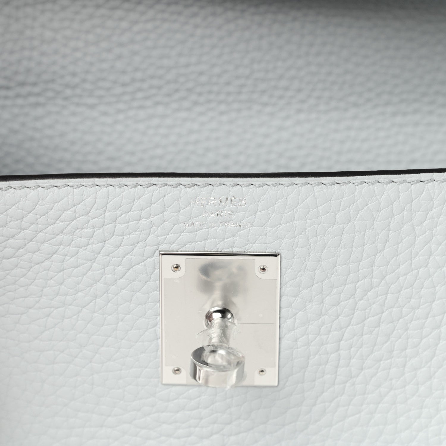 Hermes Togo Kelly Retourne 28 Bleu Pale 6 of 10