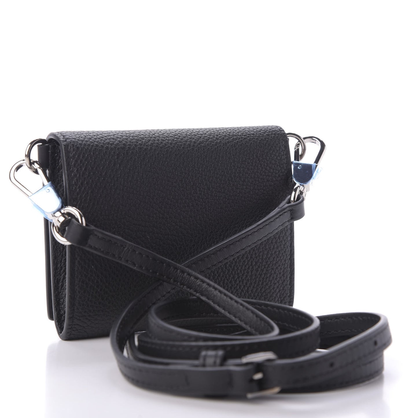 Grainy Calfskin Otis TB Wallet Black