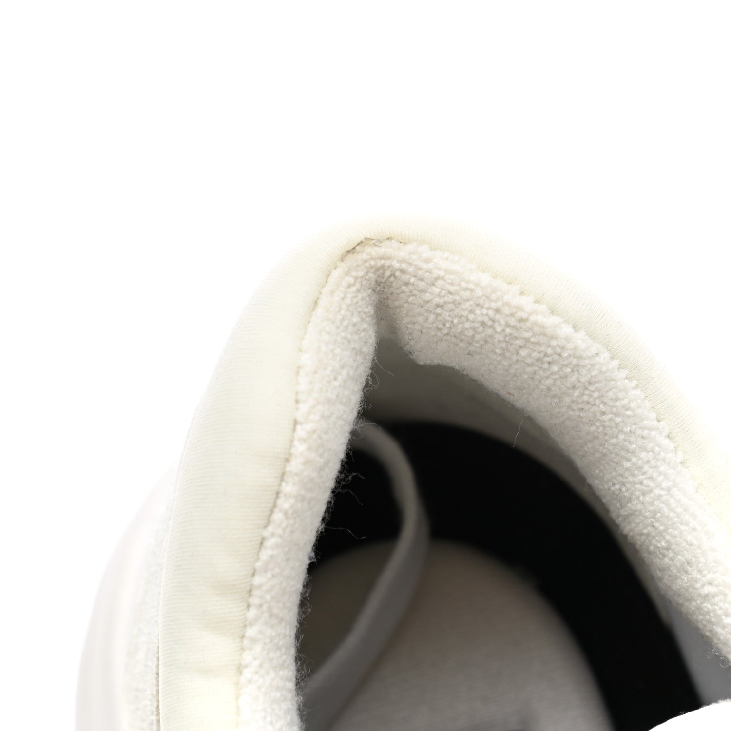 Chanel Suede Calfskin Fabric CC Sneakers 38.5 White 9 of 10