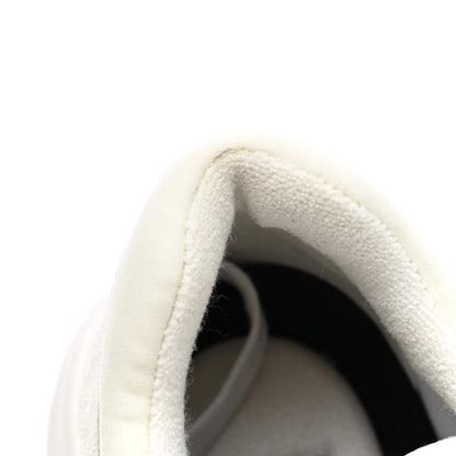 Chanel Suede Calfskin Fabric CC Sneakers 38.5 White 9 of 10