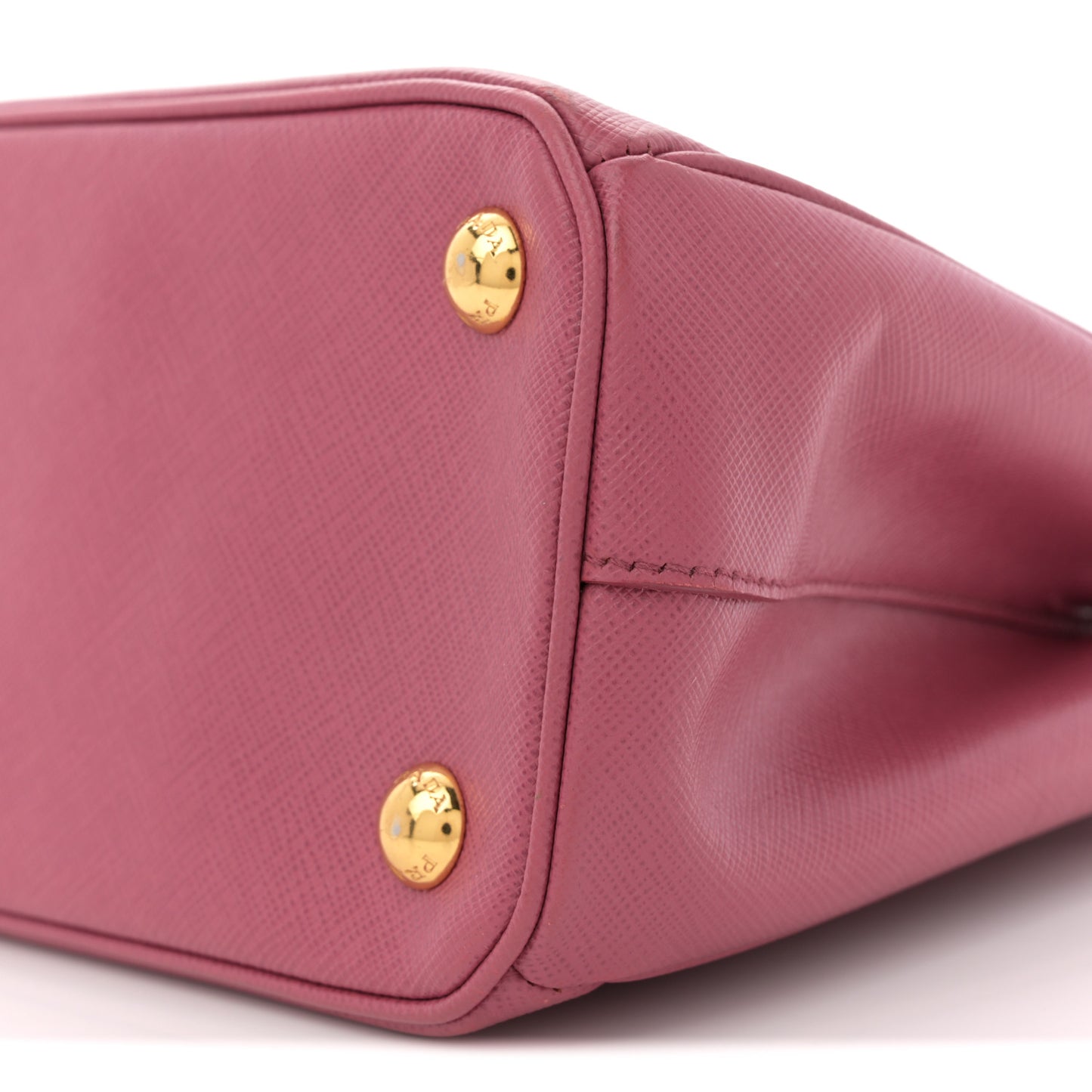 Saffiano Mini Galleria Double Zip Tote Peonia