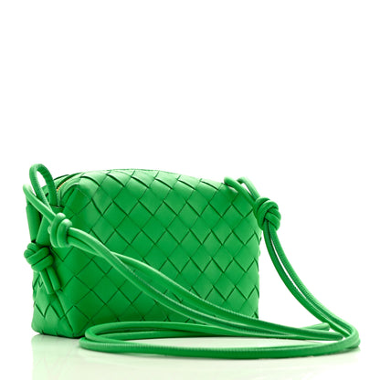 Bottega Veneta Nappa Intrecciato Mini Loop Camera Bag Parakeet 3 of 11
