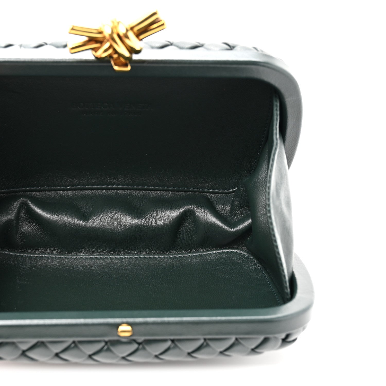 Bottega Veneta Nappa Intrecciato Knot Clutch Inkwell 5 of 10