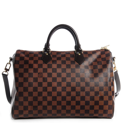 Louis Vuitton Damier Ebene Speedy Bandouliere 35 1 of 17