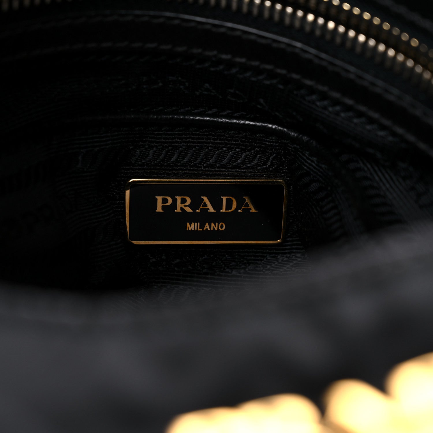 Prada Tessuto Nylon Saffiano Hobo Black 5 of 14