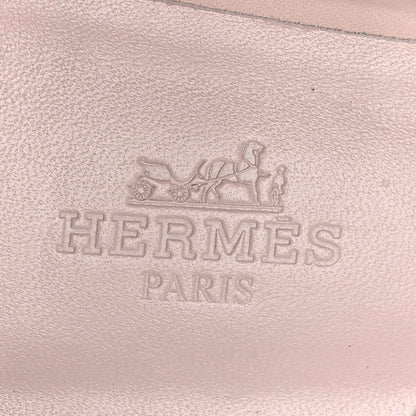 Hermes Calfskin Santorini Sandals 36 Beige Nude 9 of 11