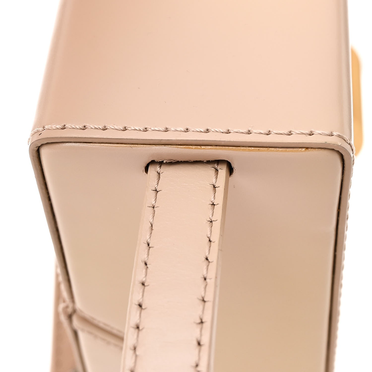 Bottega Veneta Calfskin Daisey Box Clutch  Beige 10 of 12