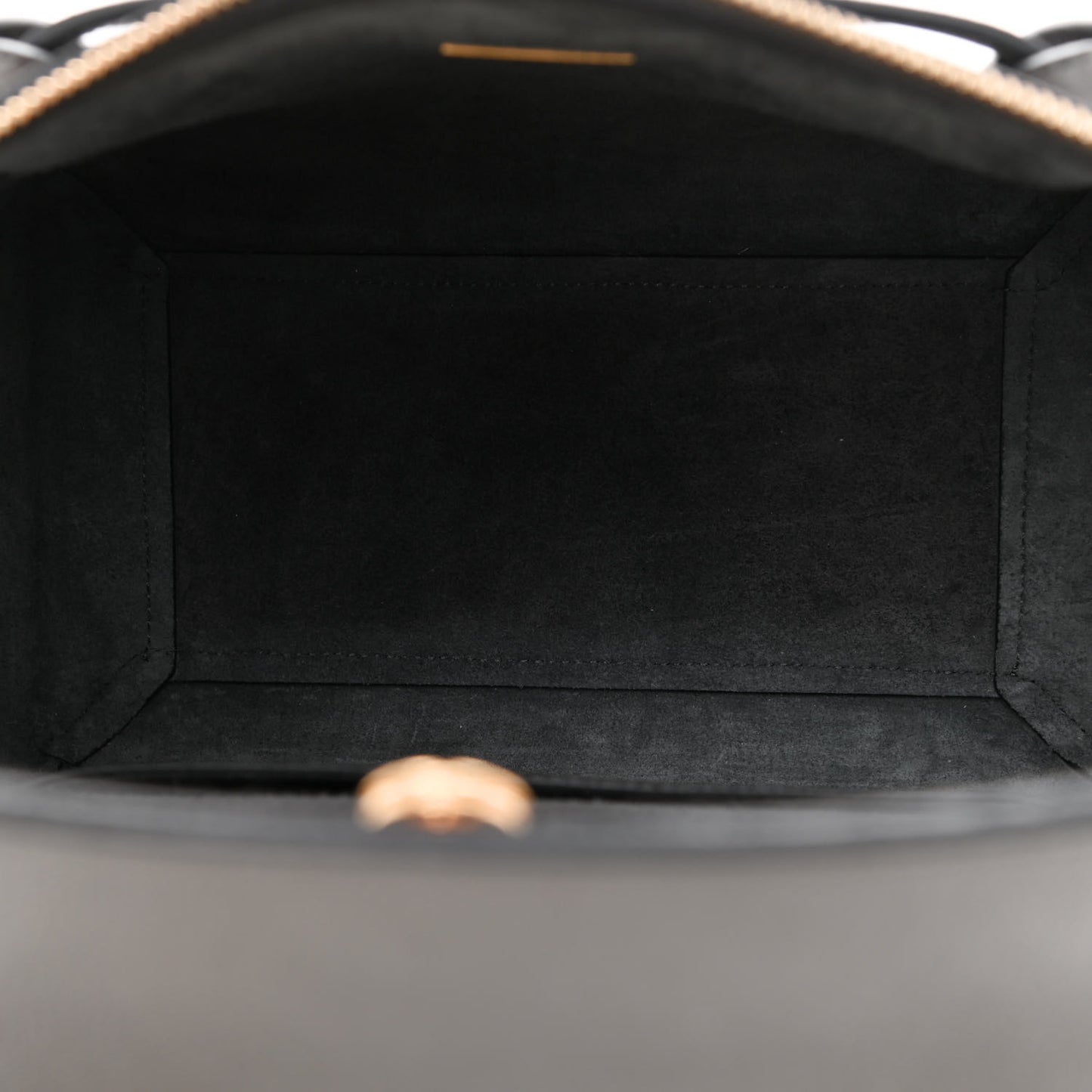 Baby Grained Calfskin Micro Belt Bag Grey