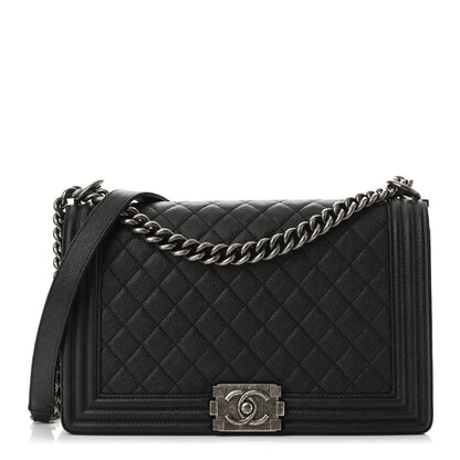 Chanel Caviar Quilted New Medium Boy Flap Black 1 of 10