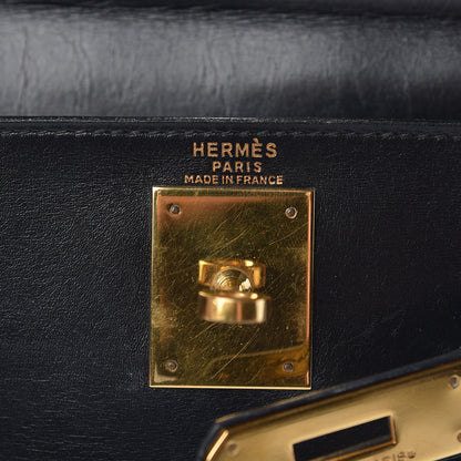 Hermes Box Kelly Retourne 28 Black 6 of 24