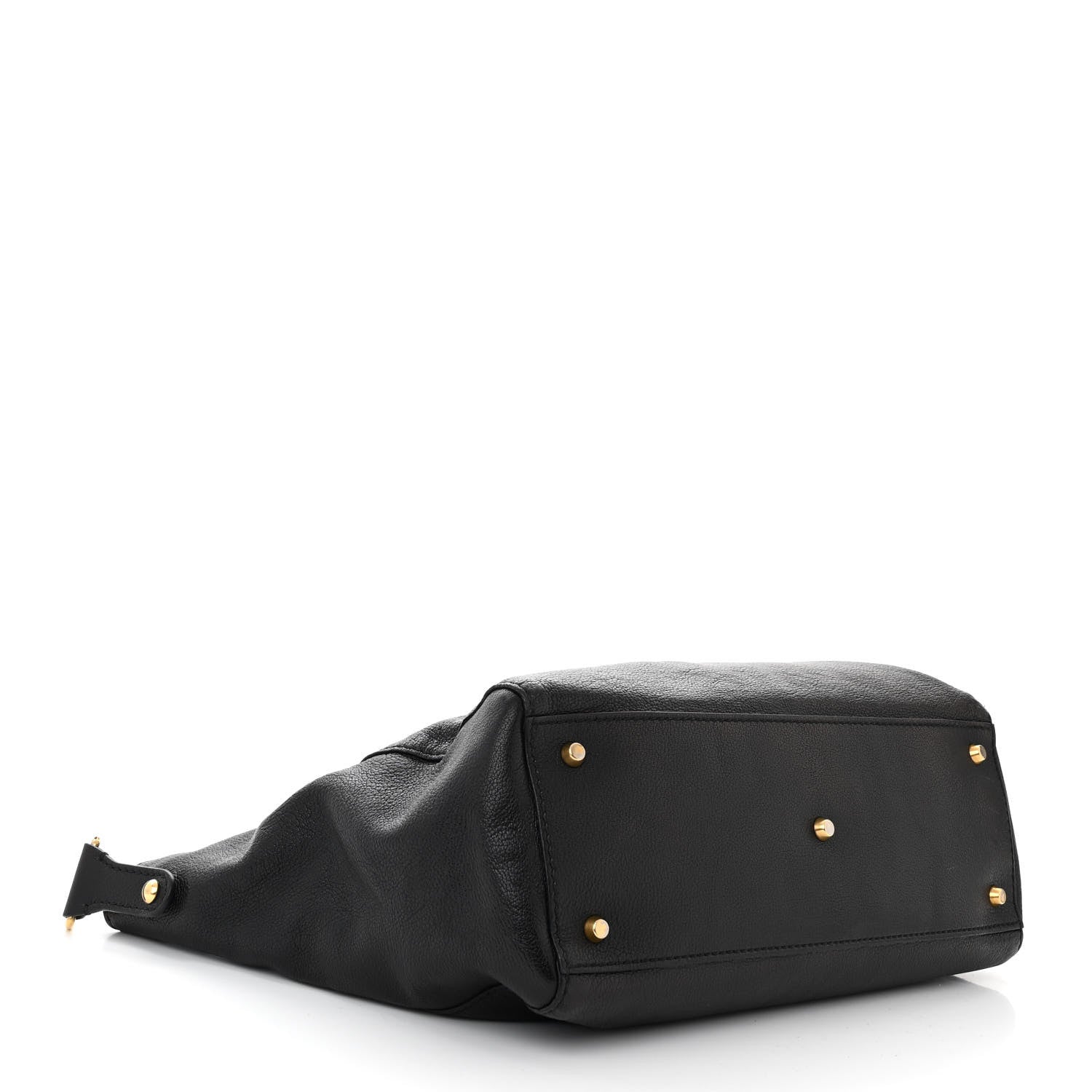 Christian Dior Goatskin DIORANGELES Tote Black 4 of 10