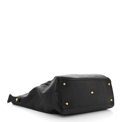 Christian Dior Goatskin DIORANGELES Tote Black 4 of 10
