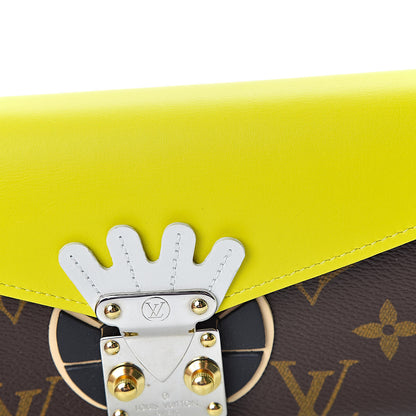 Louis Vuitton Monogram Tribal Mask Sarah Wallet Yellow 7 of 7