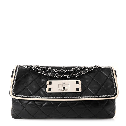 Chanel Lambskin East West Mademoiselle Flap Black 1 of 11