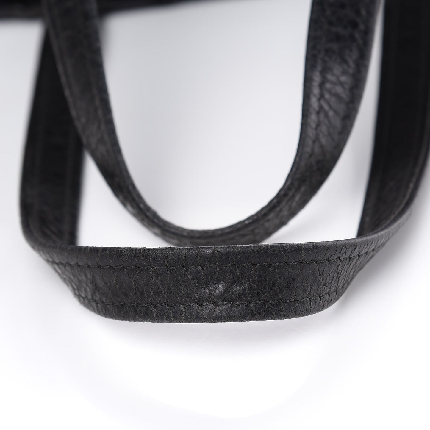 Agneau Medium Bazar Shopper Tote Black