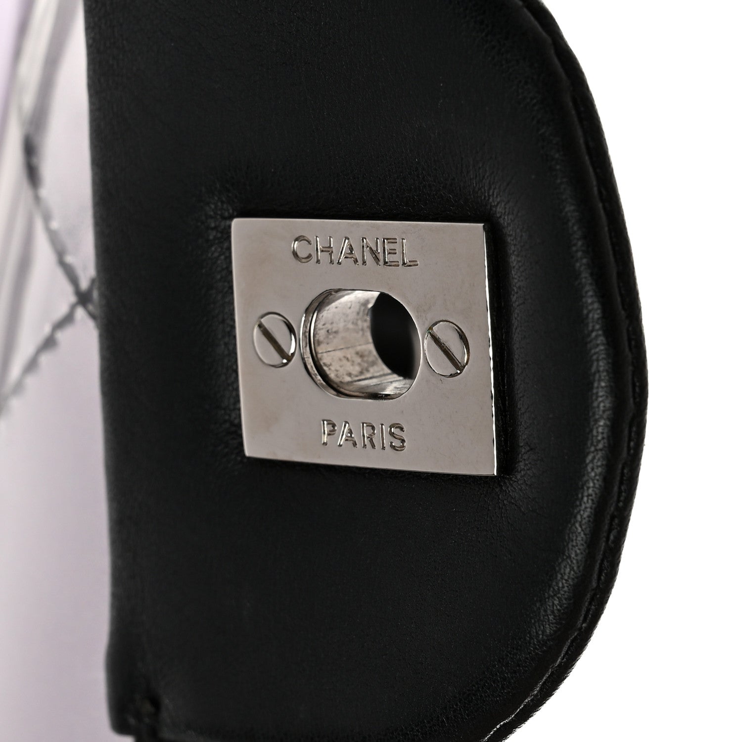 Chanel Vinyl Quilted Degrade Jumbo Single Flap Black 8 of 12