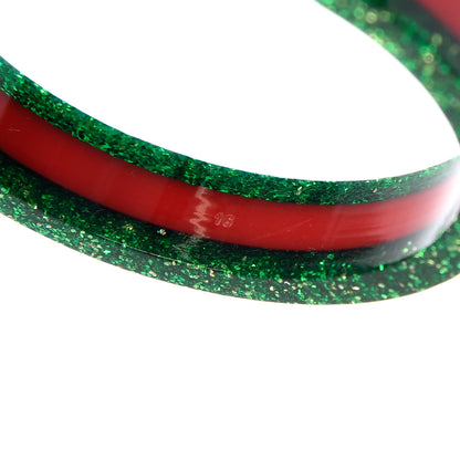 Gucci Crystal Web Cuff 16 Green Red 5 of 6