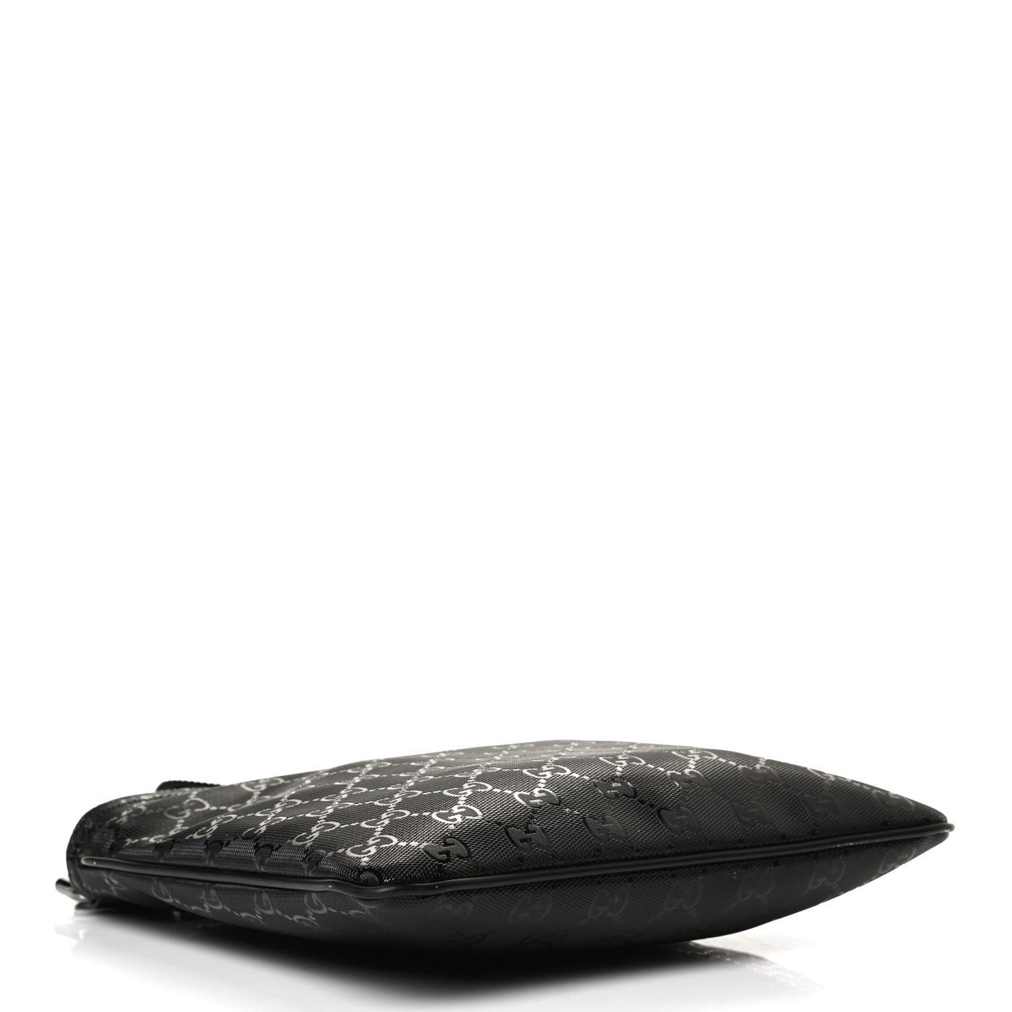Imprime Monogram Small Flat Messenger Bag Black
