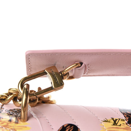 Louis Vuitton Calfskin Leopard Print New Wave Chain PM Light Pink 8 of 11