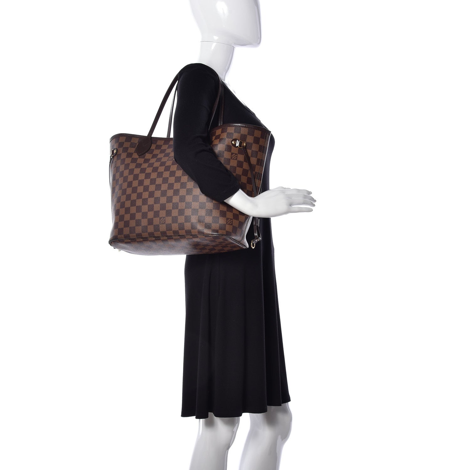 Louis Vuitton Damier Ebene Neo Neverfull MM 3 of 17