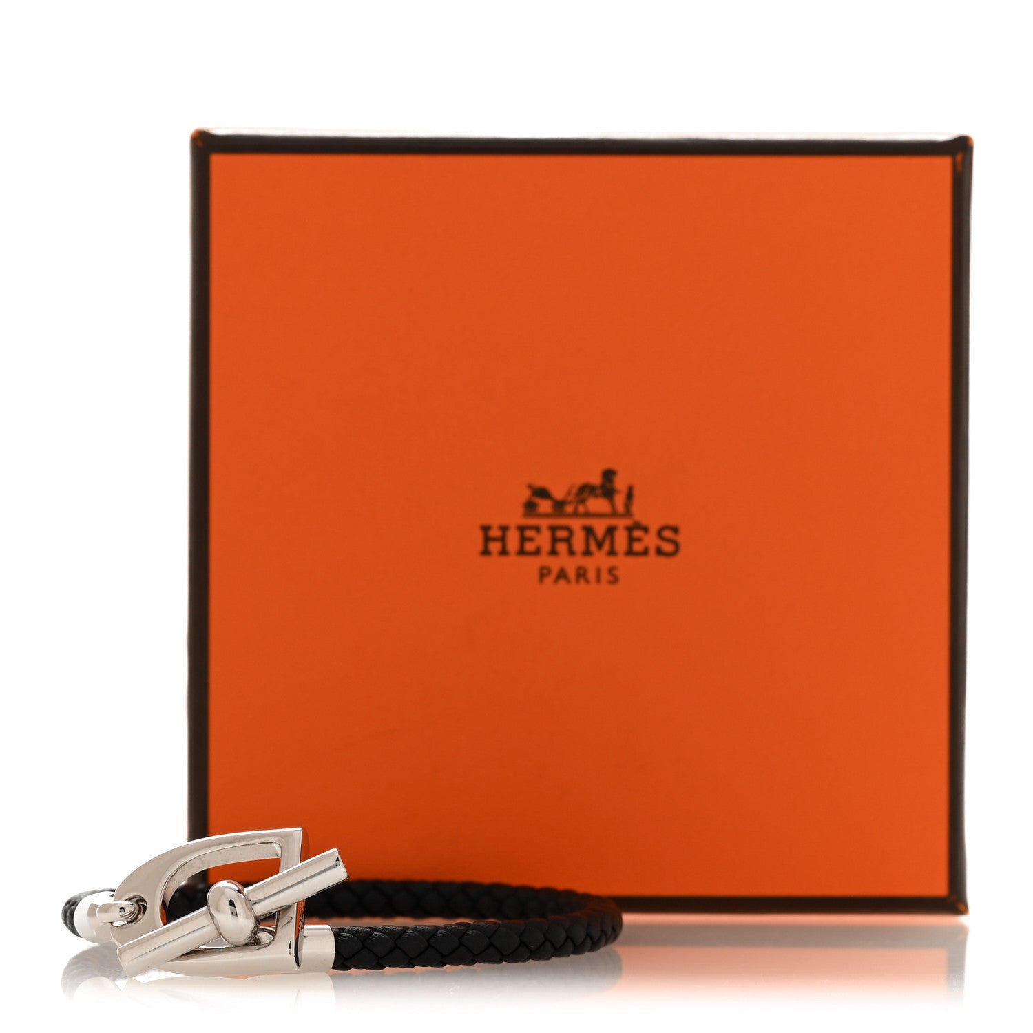Hermes Swift Etrier Single Tour Bracelet T6 Black 7 of 7