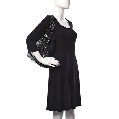 Christian Dior Patent Cannage Large Dior Soft Shopping Tote Black 2 of 13