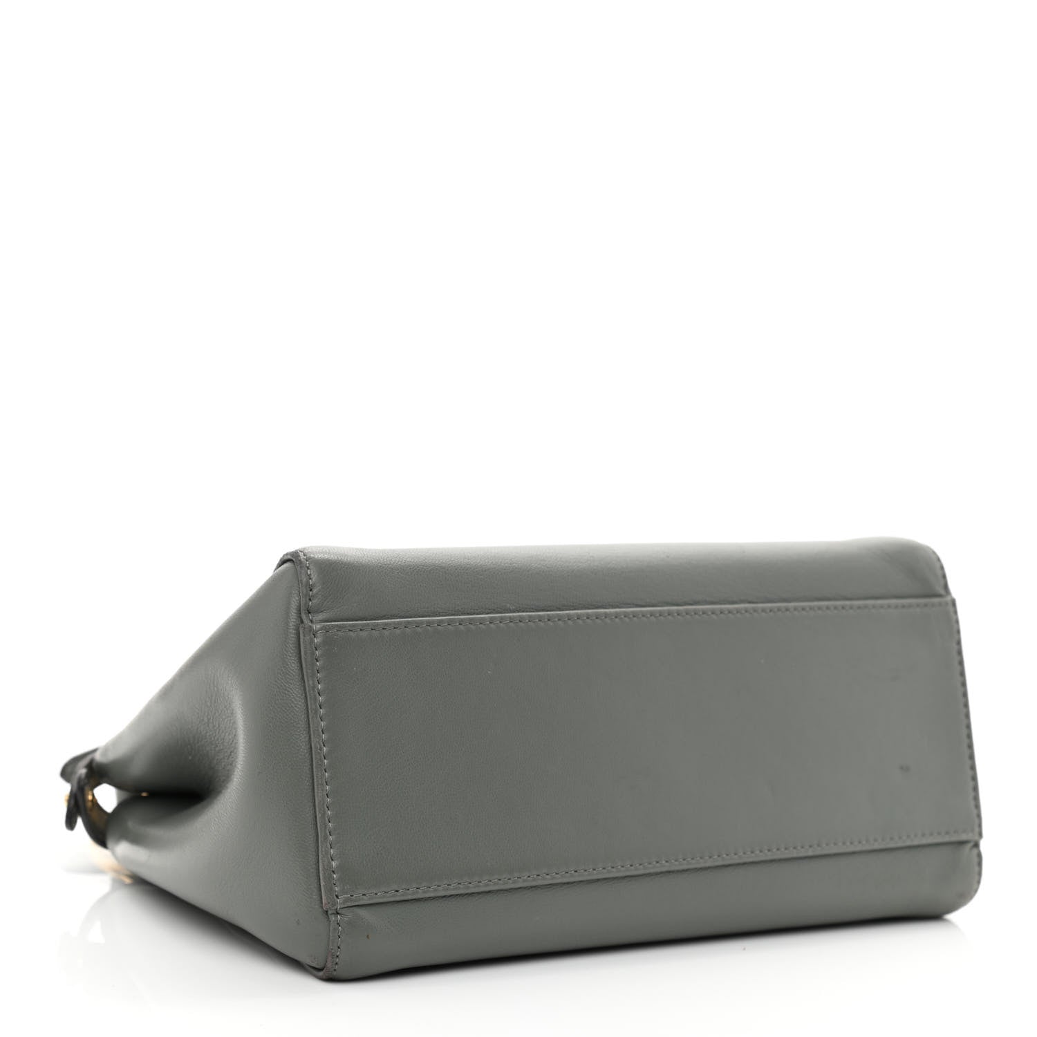 Fendi Nappa Mini Peekaboo Iconic Satchel Fumo 3 of 11