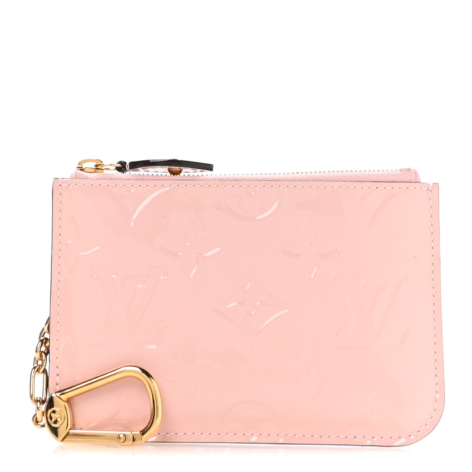Louis Vuitton Vernis Key Pouch Rose Ballerine 1 of 8